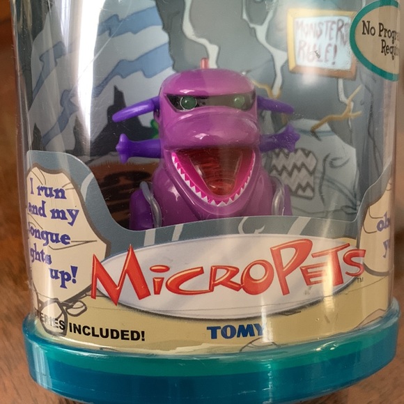 MicroPets Tomy Sumo Dragon 2002 Interactive Toy Collectible Micro Pets New - Picture 4 of 4